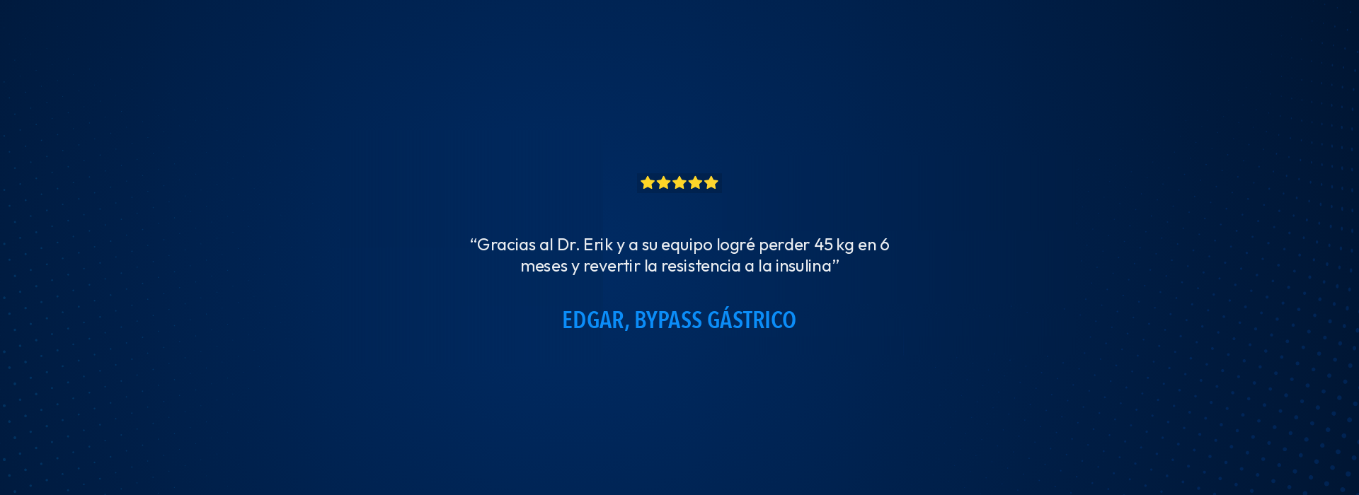 Edgar, Bypass Gástrico